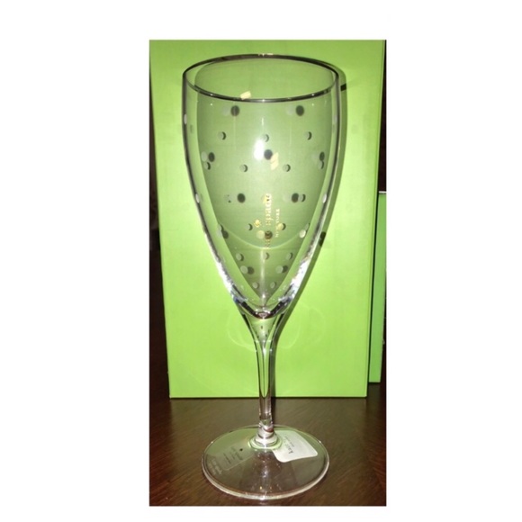 KSNY Larabee Dot Platinum Iced Beverage Glass - Picture 8 of 8